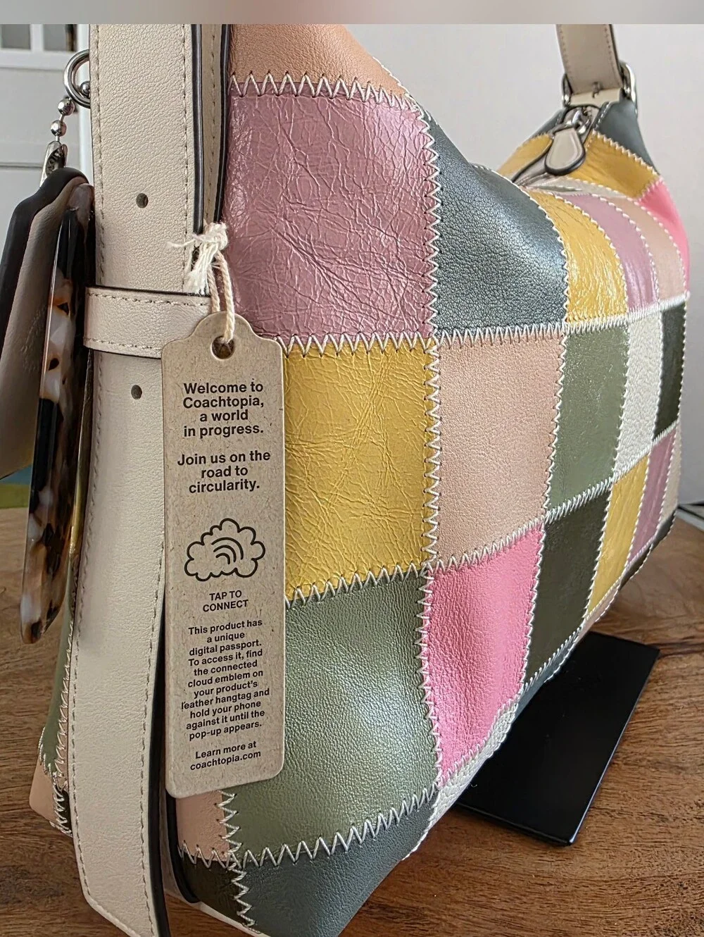 COACH COACHTOPIA Alter/Ego Slouchy Shoulder Bag, PINK OLIVE MULTI NEW